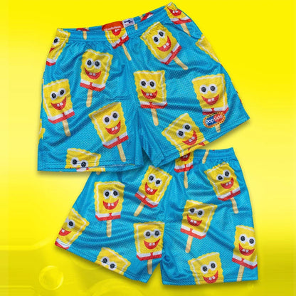 SpongeBob Ice Bar Athletic Shorts - Family Summer Quick-Dry Lightweight Beach & Casual Shorts