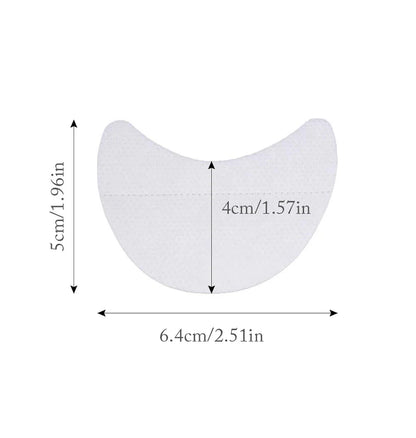 10/20/50/100Pcs Eyeshadow Shields - Disposable Under Eye Patches, Lint-Free Makeup Stickers & Applicators