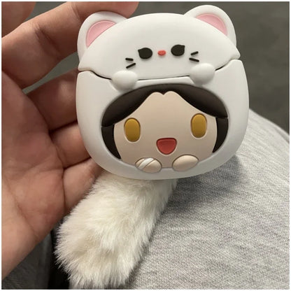 Hua Cheng Xie Lian Fox Rabbit Bluetooth Headset Case – Tian Guan Ci Fu Cosplay Earphone Case, Official Toy Gift