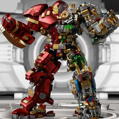2700+ PCS Iron Heroes Building Block Set, Action Figure Mech Buster DIY Brick Construction Toys for Kids & Adult Collectors Gift Set