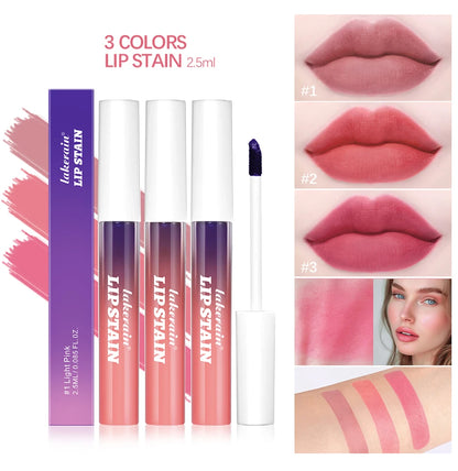 Blading Lip Gloss Peel & Stick Set – Long-Lasting, Waterproof, Pink, Transfer-Resistant Natural Lip Gloss for Women