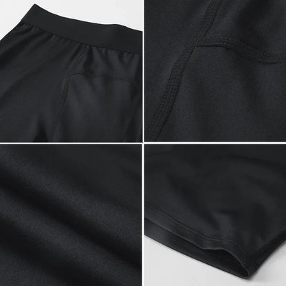 Men’s Gym Compression Shorts – Breathable Quick-Dry Fitness & Bodybuilding Training Jogger Shorts, Elastic Sports Activewear
