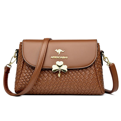 Luxury Women’s Designer Handbags – 2025 Soft Knitting Leather Crossbody Shoulder Bag