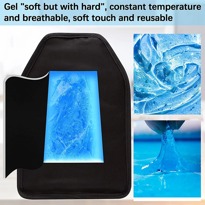 Wine Cooling Holder Ice Bag – Nylon Jelly Cooler Sleeve for Beer, Champagne & Soft Drinks, Picnic & Bar Tool