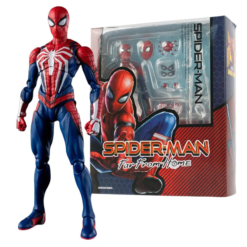 PS4 Spider-Man Avengers Action Figure – Upgrade Suit Game Edition Doll, Hot Toy Gift for Boys