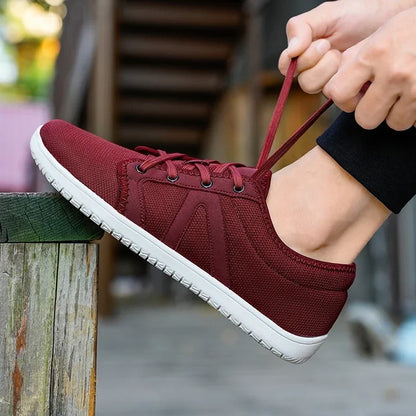 Men's Wide Fit Barefoot Sneakers – Minimalist Zero Drop Cross Trainers with Wide Toe Box for Relaxed, Natural Movement