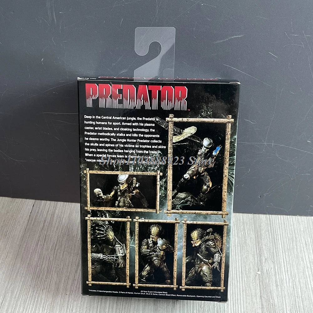 NECA Predator Figure — Ultimate Shaman Elder Armored Jungle Hunter with Snake Vision, Alien Model Toy Gift