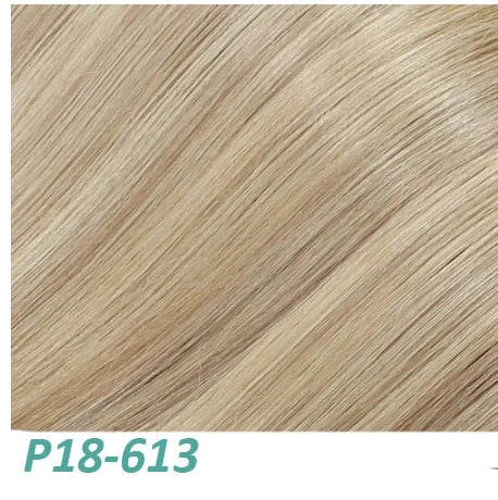 Silk Top Swiss Lace Clip-In Topper – Straight Real Human Hair Toupee with Bangs, Breathable & Soft, Blonde Color