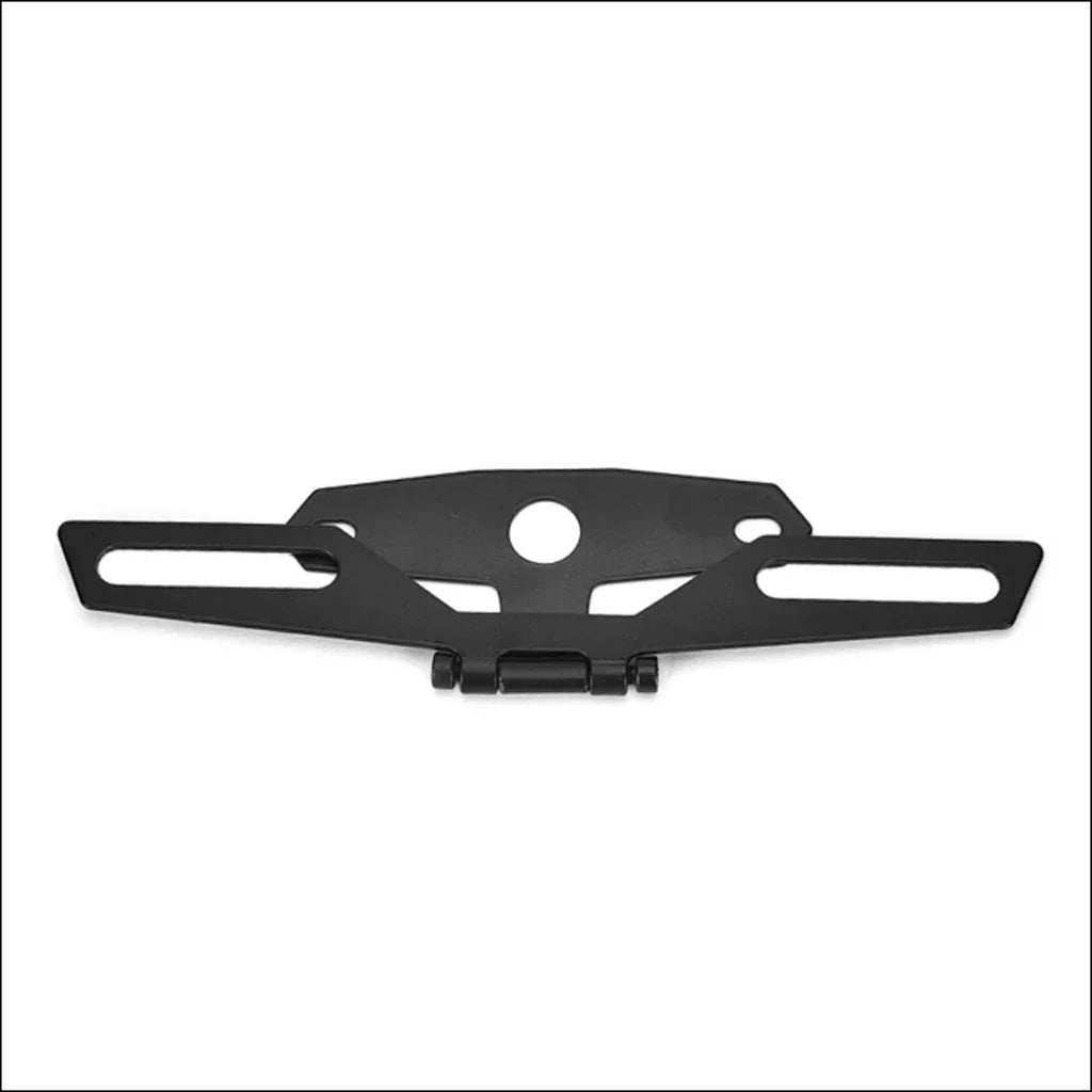 Motorcycle License Plate Bracket & Taillight Mount — Folding Number Plate Frame, Universal Motorbike Accessory