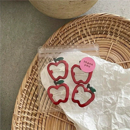 Cute Candy Color Hair Clips - Hollow Design Fashion Hair Accessories for Girls & Women