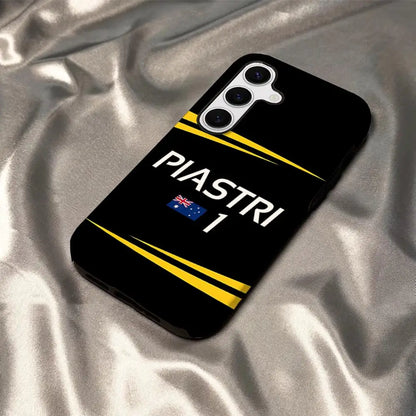 Oscar Piastri 81 Phone Case - Glossy HD Hard PC Cover for Samsung Galaxy S25 S24 S23 S22 S21 & A Series