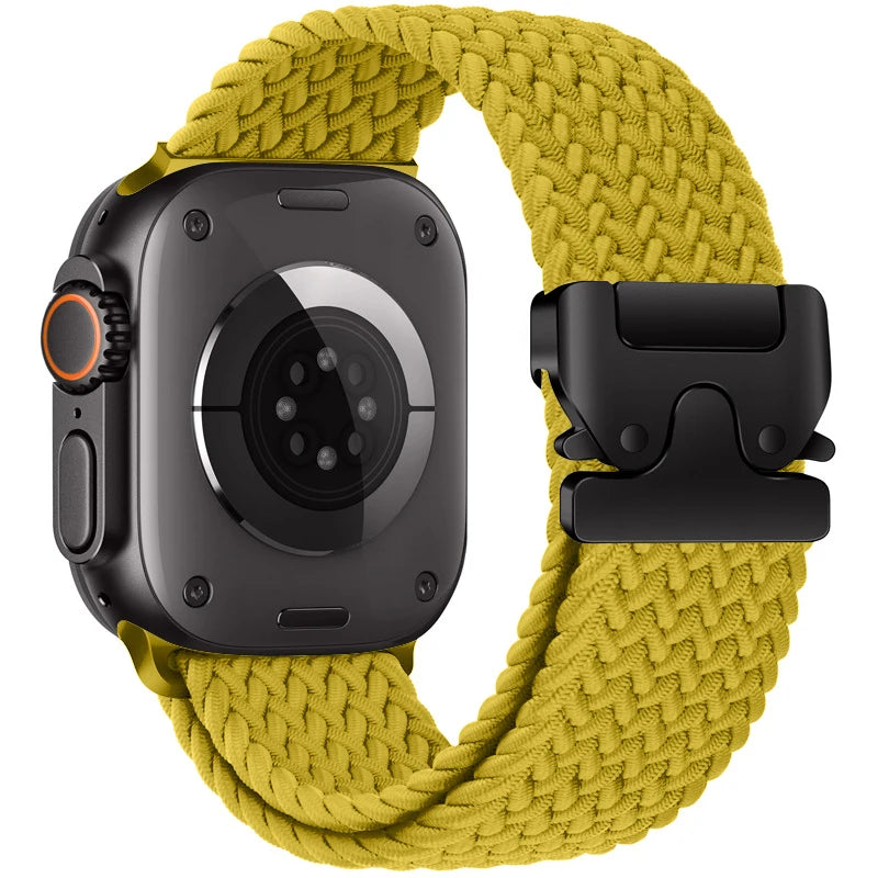 Parachute Braided Strap for Apple Watch – Compatible with 46mm, 45mm, 44mm, 41mm, Series 10/9/8, SE, Ultra 2, 49mm