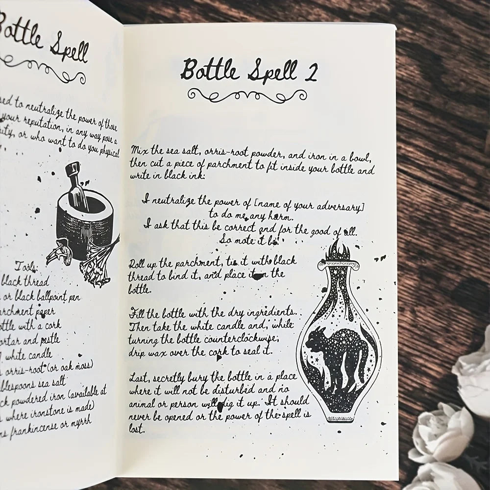Old Witch Spells Book – Beginner Magic Grimoire & Ritual Notebook for Witches & Wizards | Perfect Halloween, Christmas & Gift Idea