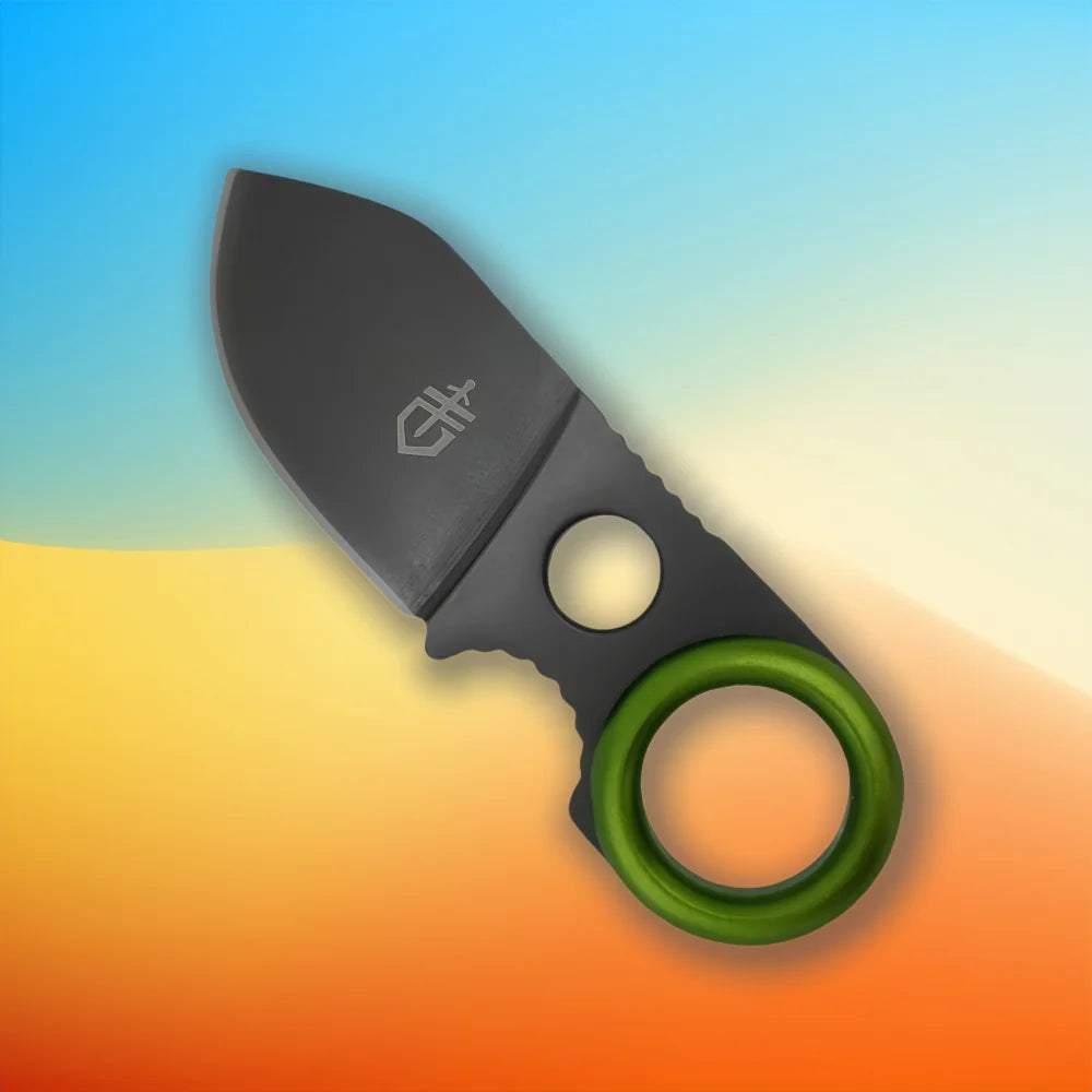 Portable Pocket Knife – EDC Camping Multi-Tool, Fixed Blade Mini Fruit Knife (No Carabiner)