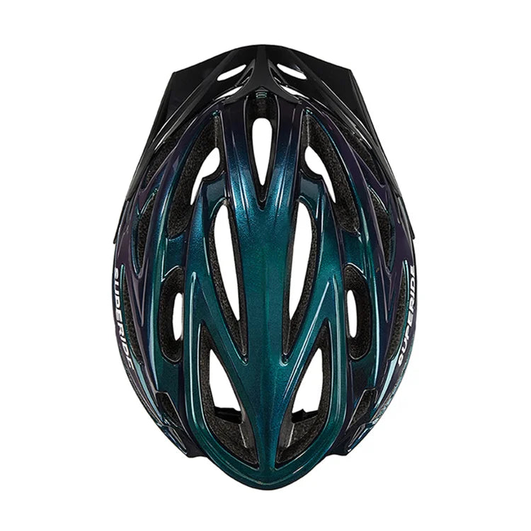 SUPERIDE Ultralight Cycling Helmet - In-Mold Road & MTB Bike Helmet with Magnetic Goggles & Sun Visor for Men & Women