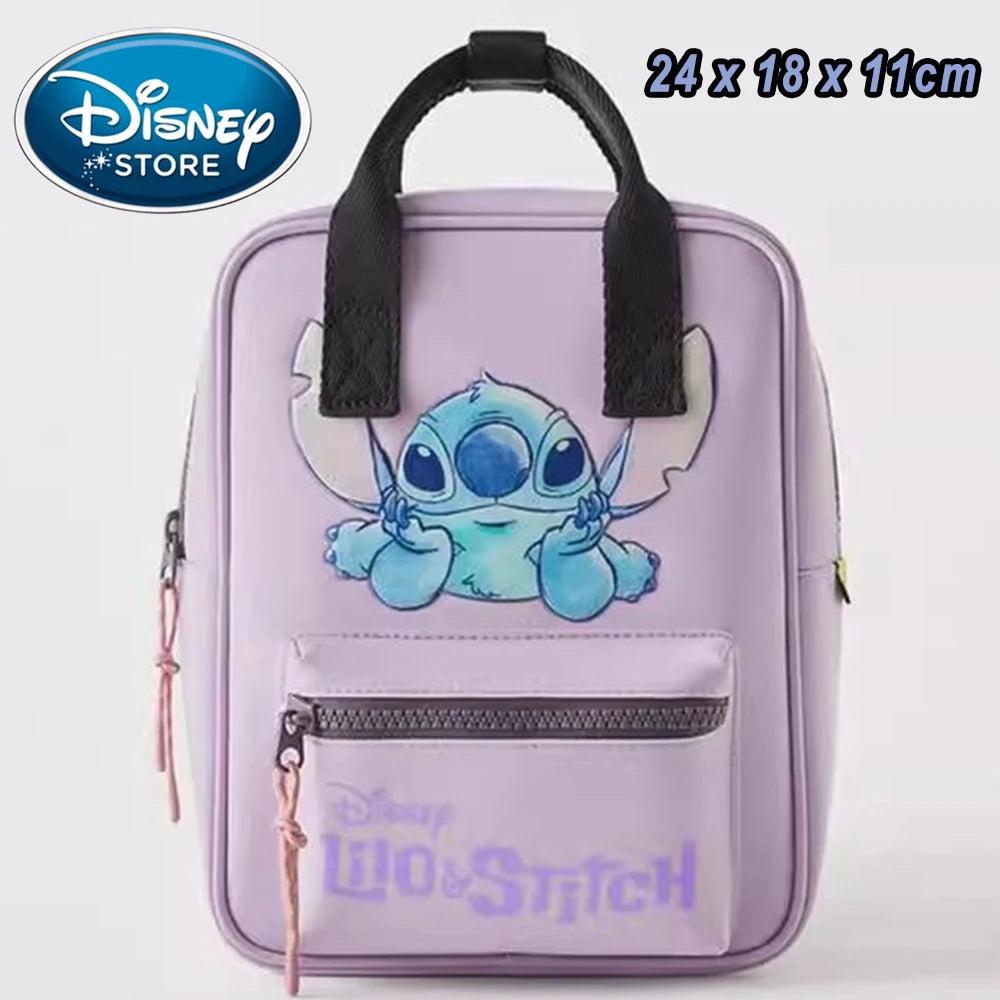 Disney Blue Stitch Plush Backpack – Large-Capacity Cartoon Bag for Kids & Kindergarten Gift