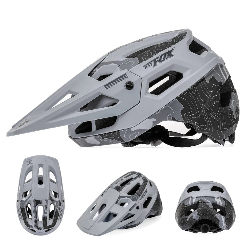 BATFOX MTB Cycling Helmet — Integrally-Molded Mountain Bike Helmet for Speed & Safety