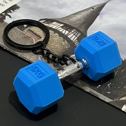 2025 Silicone Barbell Dumbbell Keychain – DIY Gym Gift for Fitness Lovers & Trainers