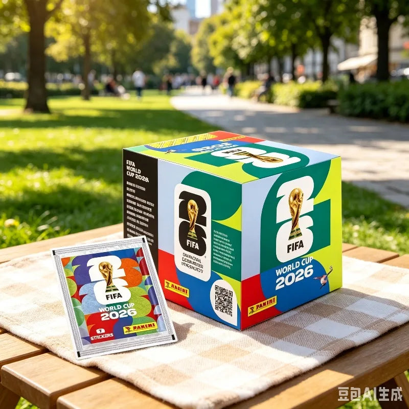Panini 2026 World Cup Sticker Collection - 50-Pack Soccer Player Stickers with Complete Album for Football Fans