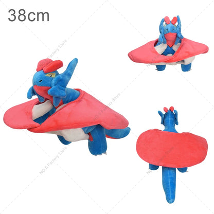 12-Style Cartoon Plush Toys – Metagross, Lunala, Kyogre & More Anime Stuffed Dolls for Kids
