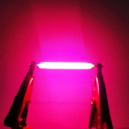 3V 38mm LED Filament COB Bulb - Multicolor Edison Lamp Diodes for Holiday Lighting, 5–100PCS/Box