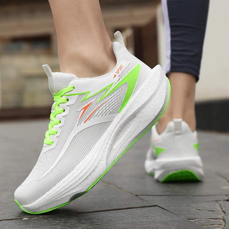 Men’s & Women’s Sports Running Shoes – Lightweight Breathable Marathon Sneakers with Air Cushion for Jogging, Outdoor & Athletic Training