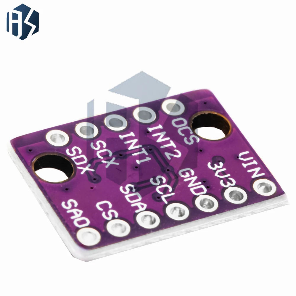 LSM6DS3 6-Axis IMU Breakout Board - 3D Accelerometer, Gyroscope & Temperature Sensor with SPI/I2C Interface, 1–20PCS