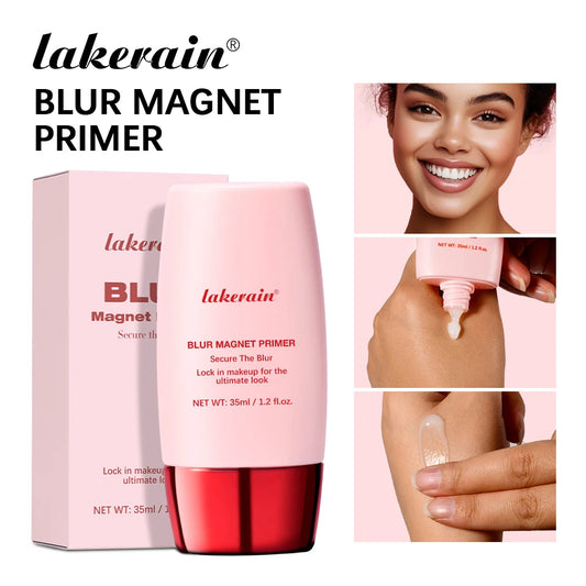 Lakerain Blur Magnet Primer - Matte Moisturizing Makeup Base for Smooth Skin Finish