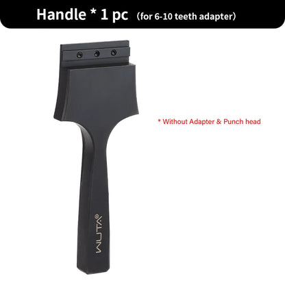 WUTA Leather Hole Punch Tool - Multifunctional Round Pricking Iron with Interchangeable Heads for Leather Craft & Stitching