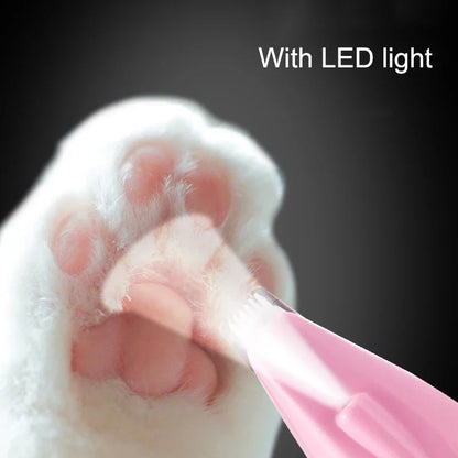 Professional Electric Dog Hair Trimmer: Pet Foot Hair Cutter for Dogs and Cats - Grooming Hairdresser Scissors with Butt and Ear Pedicating Capabilities
