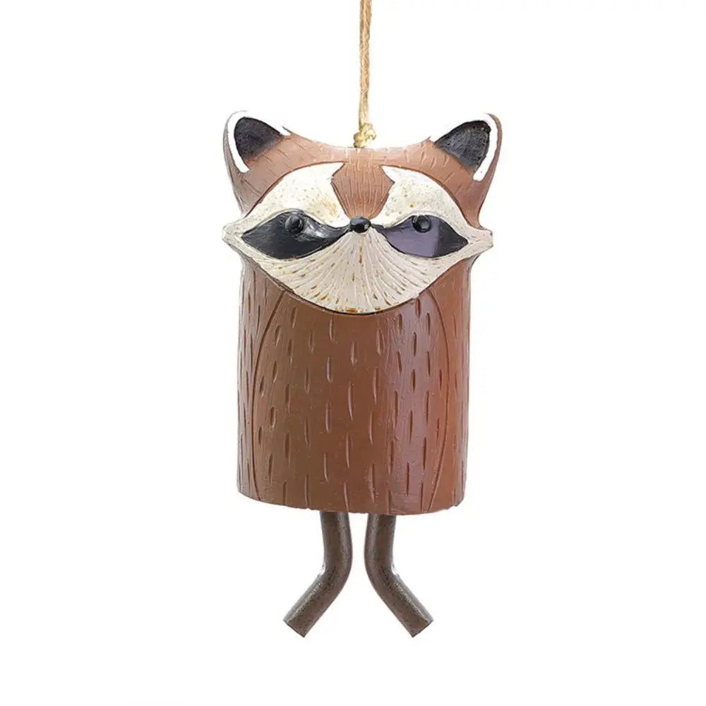 Resin Pet Wind Chime — Cute Animal Garden Pendant | Rural Home Decoration & Festival Gift Craftsmanship