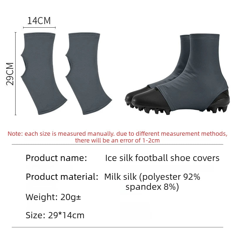 Football Cleat Covers - Stretchable Anti-Slip Breathable Sports Sock Covers