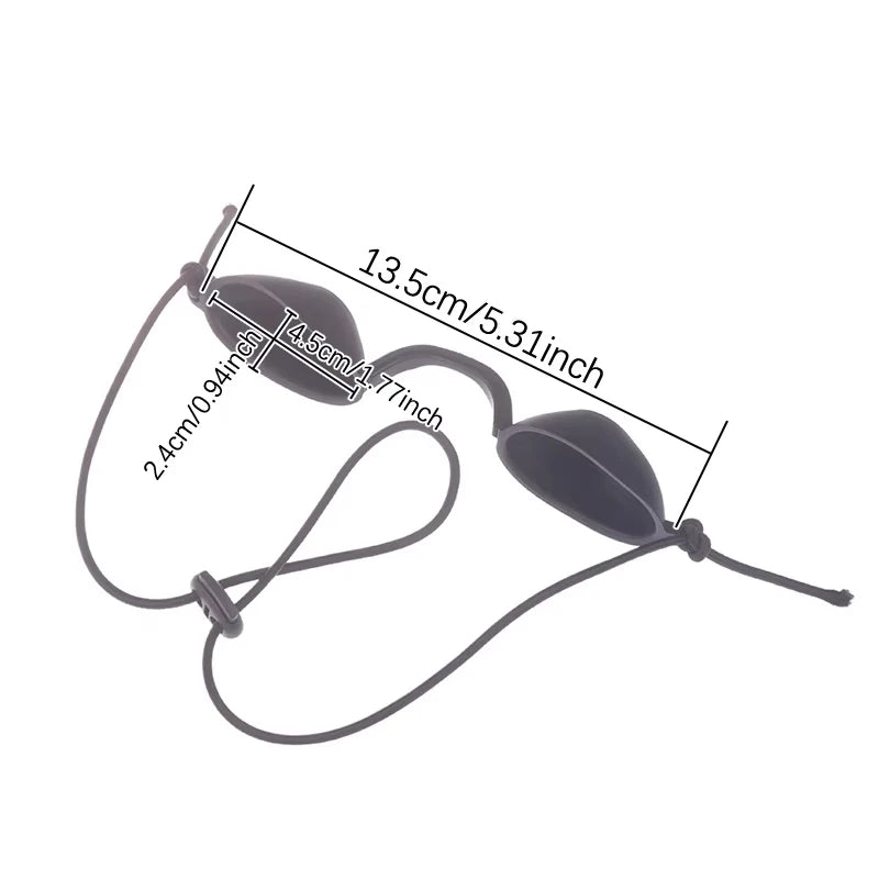 Photon Beauty Eye Mask Goggles - Thickened Silicone Eye Protection & Light-Shielding Cover