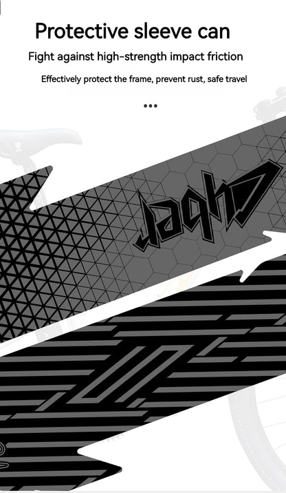 ENLEE Bicycle Frame Protection Sticker – Removable Anti-Scratch Tape for MTB Down Tube, Cycling Accessories