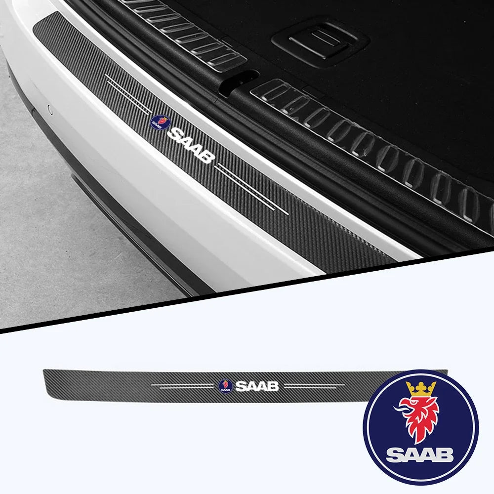 Carbon Fiber Anti-Scratch Scuff Pedal Protector for SAAB 9-3, 9-5 – Car Styling Sticker Accessories