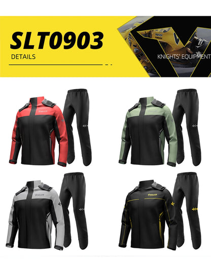Waterproof Motorcycle Raincoat Suit – Men & Women Moto Raincoat Jacket & Pants Set for Bikers