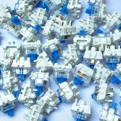 Mechanical Keyboard Switches - Hot Swappable 3 Pin Blue Red Brown Customizable Key Switches