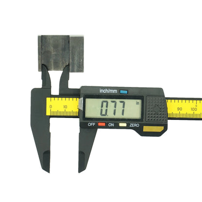 Ultra Low Profile Vise Jaw Stop - 6 Inch Standard Vice Accessory for Precision Workholding