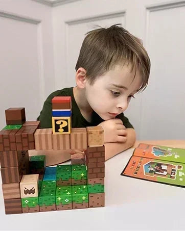 Magnetic Building Blocks Cube Set – STEM DIY Toy for Kids 3+, Boys & Girls, Sensory Model Gift