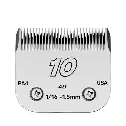 Professional Pet Dog Clipper Blades Set (3F–50#) – Compatible with Andis, Oster A5 & Wahl KM Animal Grooming Clippers Replacement Blades