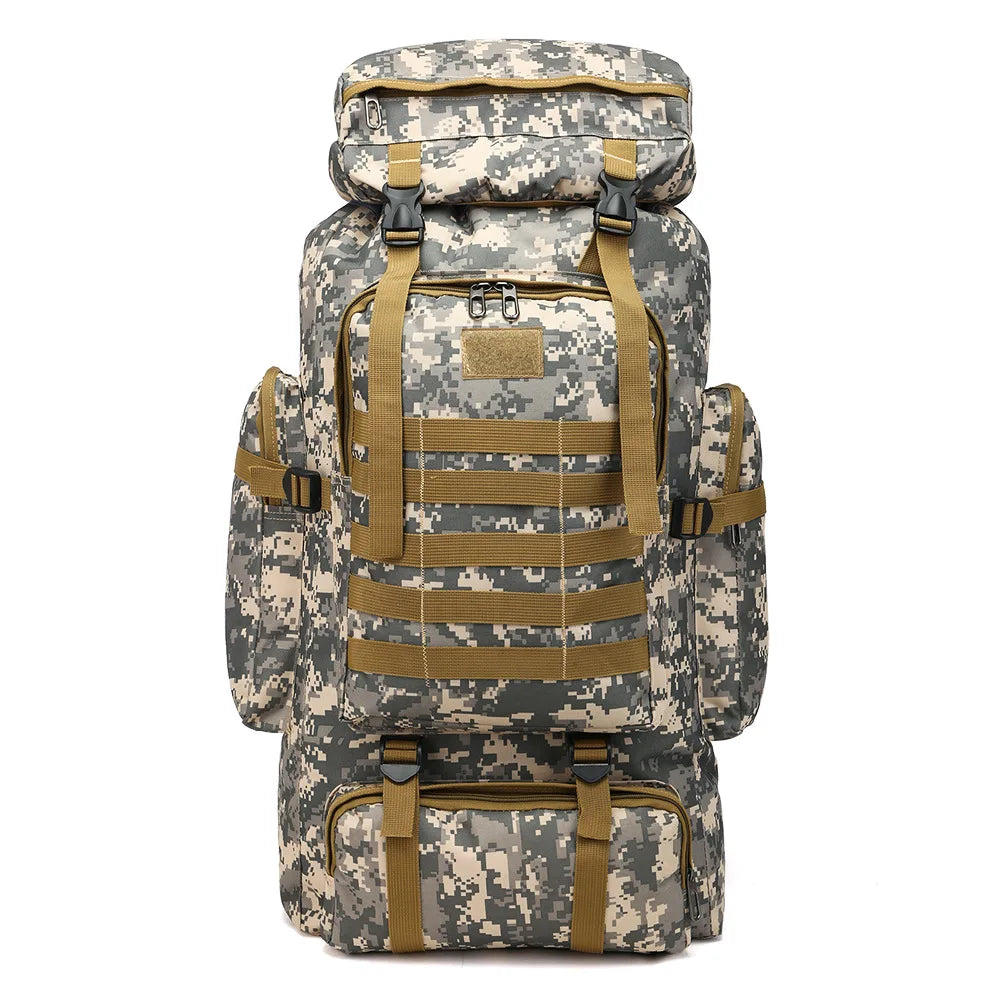 Men’s Outdoor Camouflage Backpack – Large Waterproof Military, Travel & Hiking Backpack