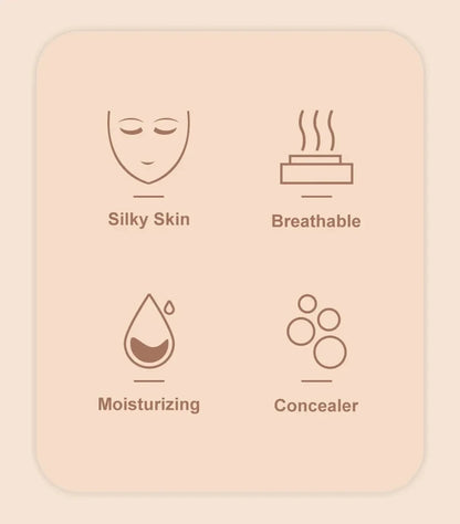 Mushroom Head Air Cushion CC Cream – Natural Moisturizing Foundation, Whitening Concealer & Oil-Control BB Makeup