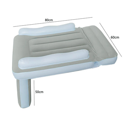 Inflatable Baby Airplane Mattress - Travel Bed for Sleep on High-Speed Railway, Air Cushion for Car Camping Interior Accessory
