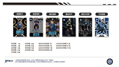 Daka 2024-2025 Football Trading Cards – Manchester City, Juventus, AC Milan, Inter Milan Official Box Gift