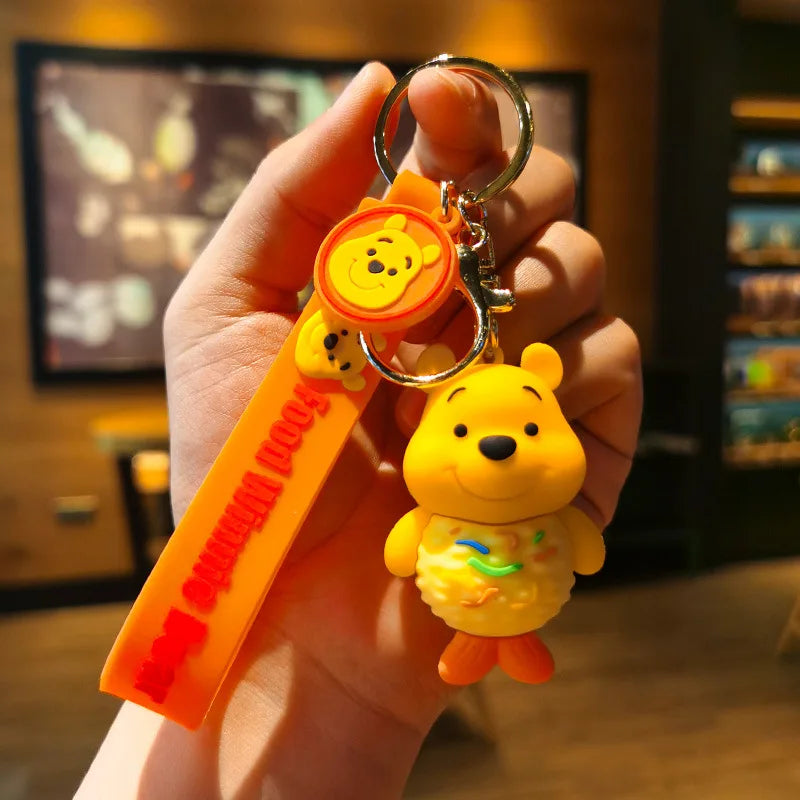 Kawaii Anime Disney Toy Story Keychain – Cartoon Doll Pendant Keyring for Kids, Personalized Gift