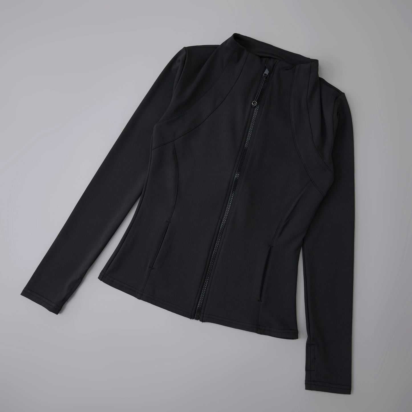 New Yoga Wear Ladies Coat – High Elastic Loose Fitness Top, Long Sleeve Stand-Up Collar for Exercise