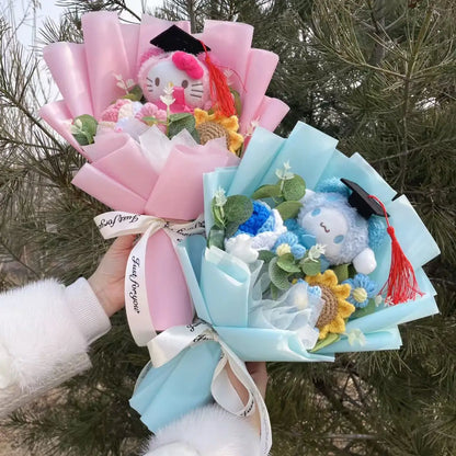 Cartoon Anime Plush Bouquet — Stich, Kuromi & Melody Toys for Kids’ Gifts