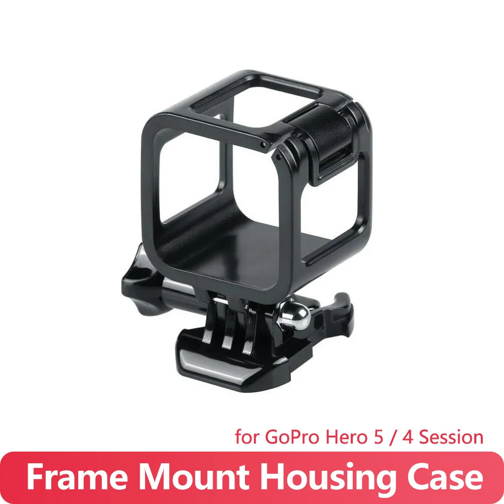 Frame Mount Housing Case — Compatible with GoPro Hero 5 Session, Hero 4 Session & Hero Session Cameras