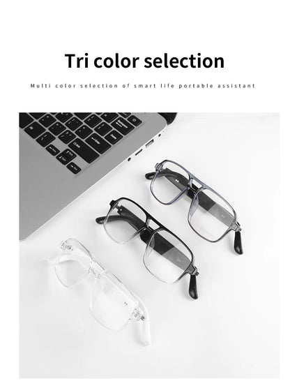 Smart Glasses GS10 – Color-Changing Bluetooth Glasses with Call, Voice Assistant, Camera & Music Playback for Men & Women