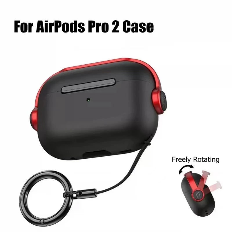 Protective Case for AirPods 1, 2, 3, Pro 2 – Wireless Bluetooth Earphone Cover Sleeve – Headphone Bag and Mobile Phone Holder